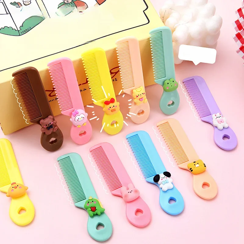 Travel Accessories For 6 Year Old - لطيف الكرتون الحيوان الأطفال الشعر مشط