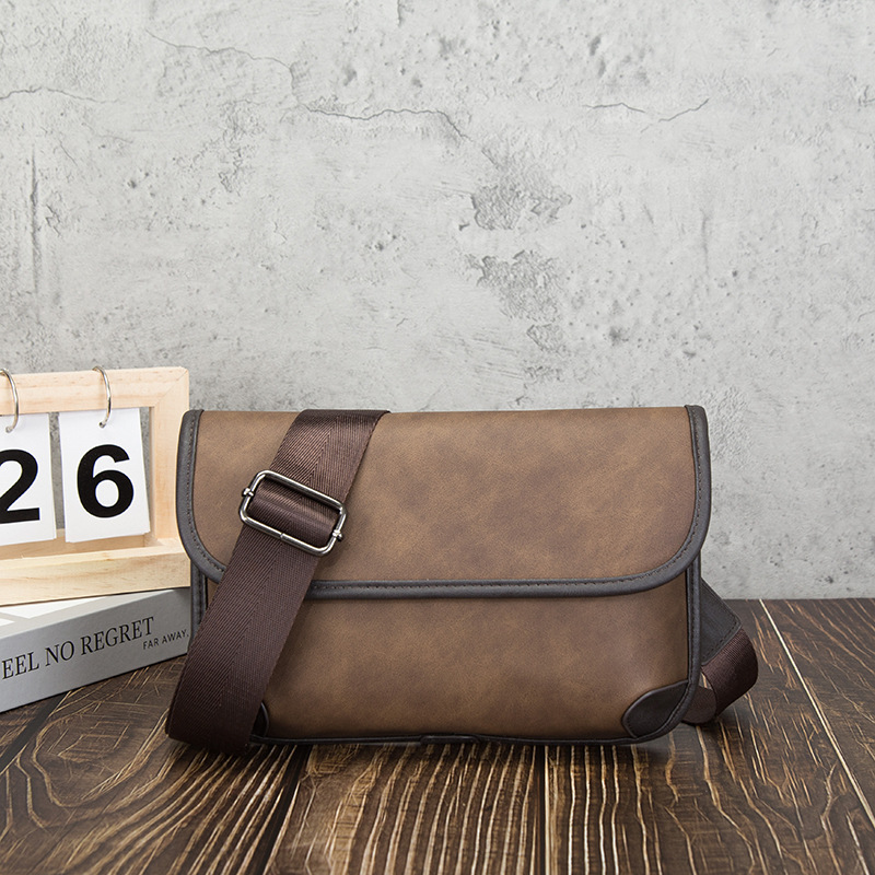 Travel Accessories Luxury - العلامة التجارية الفاخرة حقيبة كتف خمر
