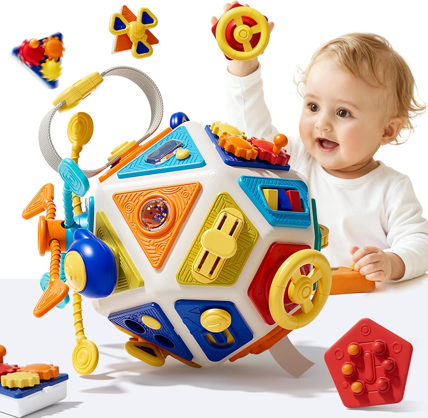 Travel Accessories With Baby - مكعب أنشطة للأطفال الرضع، ألعاب مونتيسوري