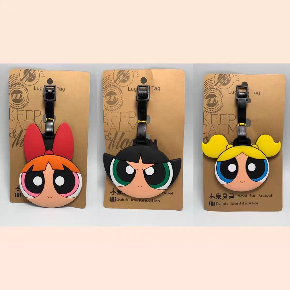 Travel Accessories To Gift - تعليقة حقيبة أنمي فتيات القوة الكرتونية