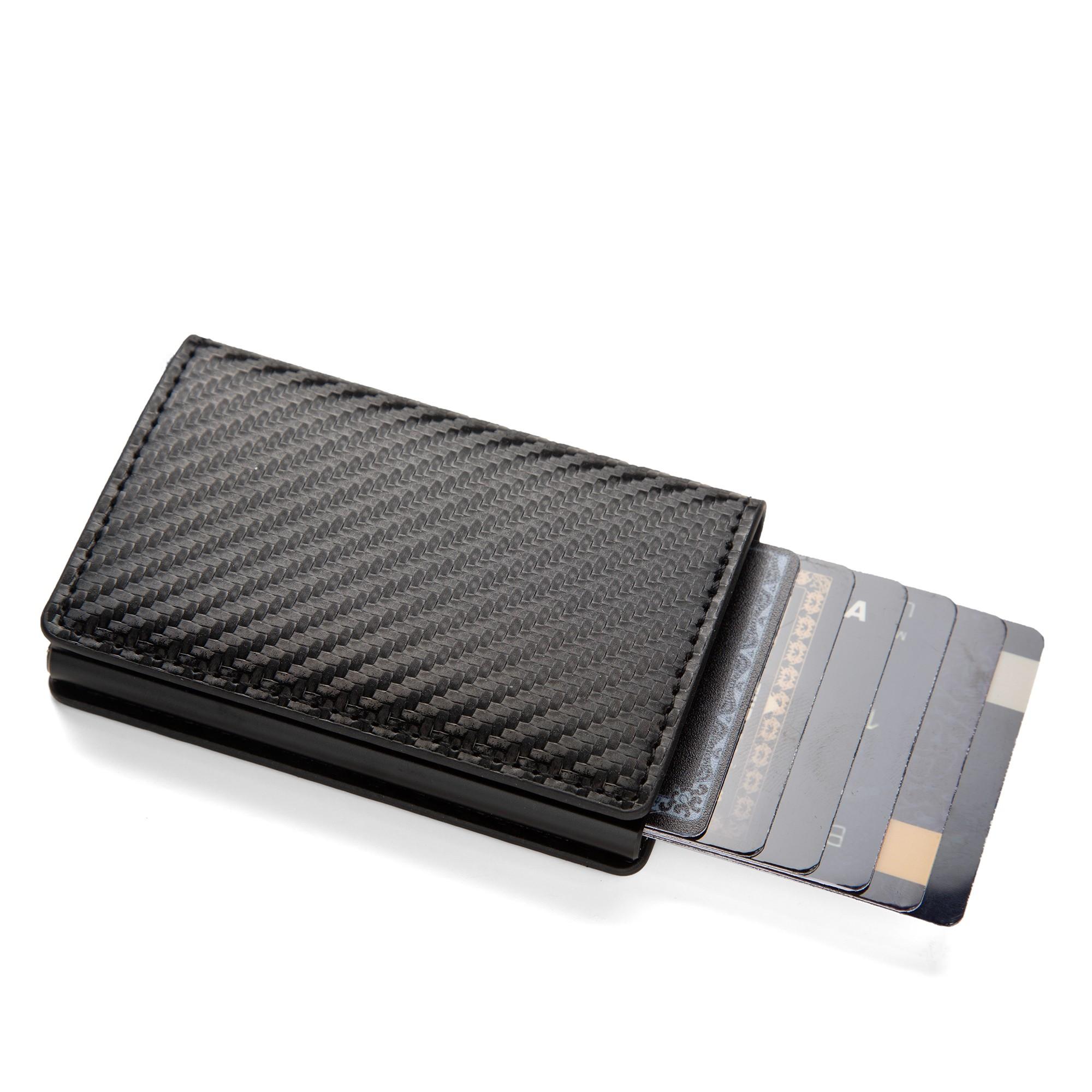 Travel Wallet Slim - حامل بطاقات ائتمان RFID مضاد للسرقة،