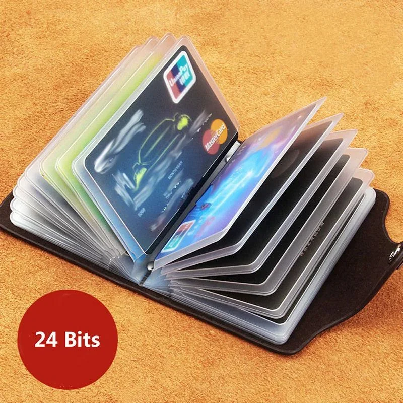 Travel Wallet Slim - حامل بطاقة الأعمال مكافحة سرقة معرف