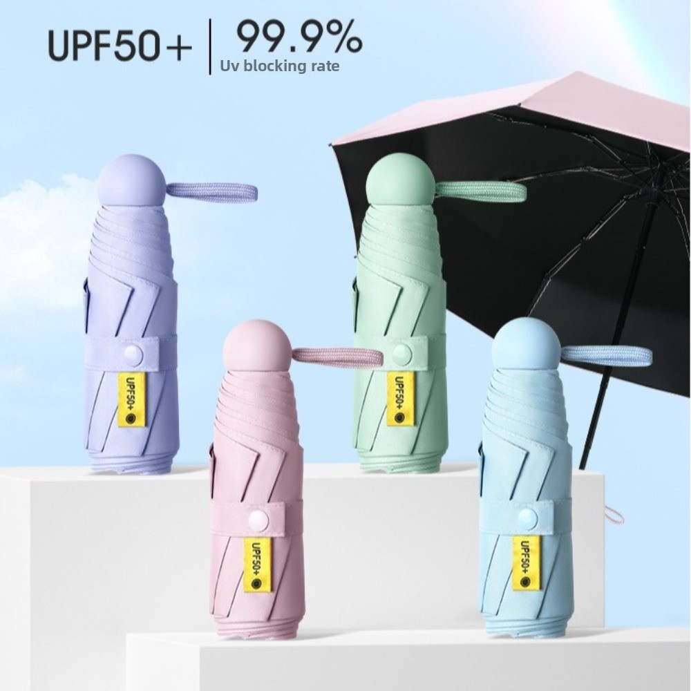 Travel Umbrella Compact - مظلة صغيرة قابلة للطي من الفينيل