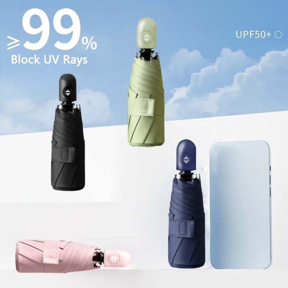 Travel Umbrella Compact - مظلة جيب خفيفة الوزن أوتوماتيكية مع