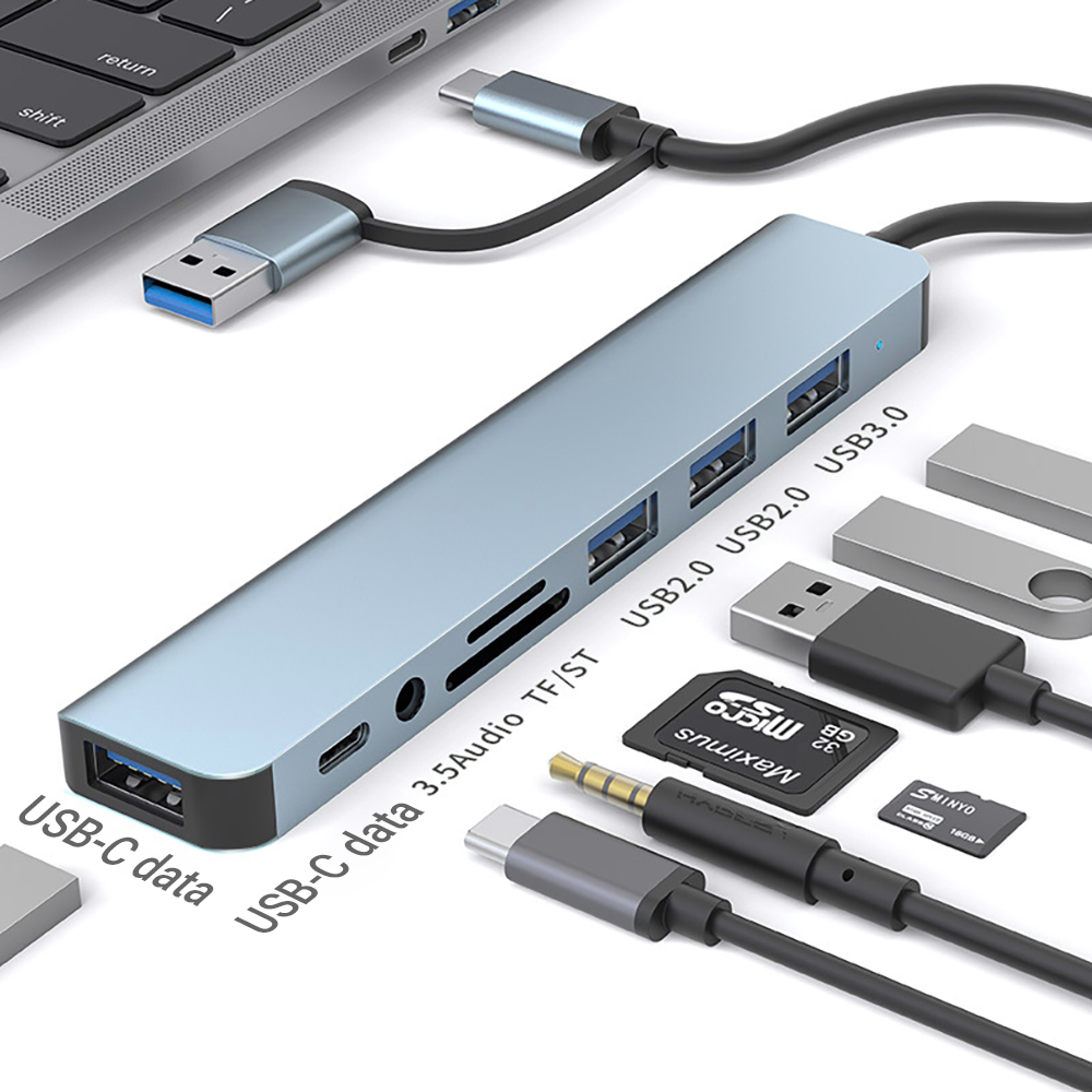 Travel Accessories Officeworks - محطة إرساء USB ثنائية الرأس 9