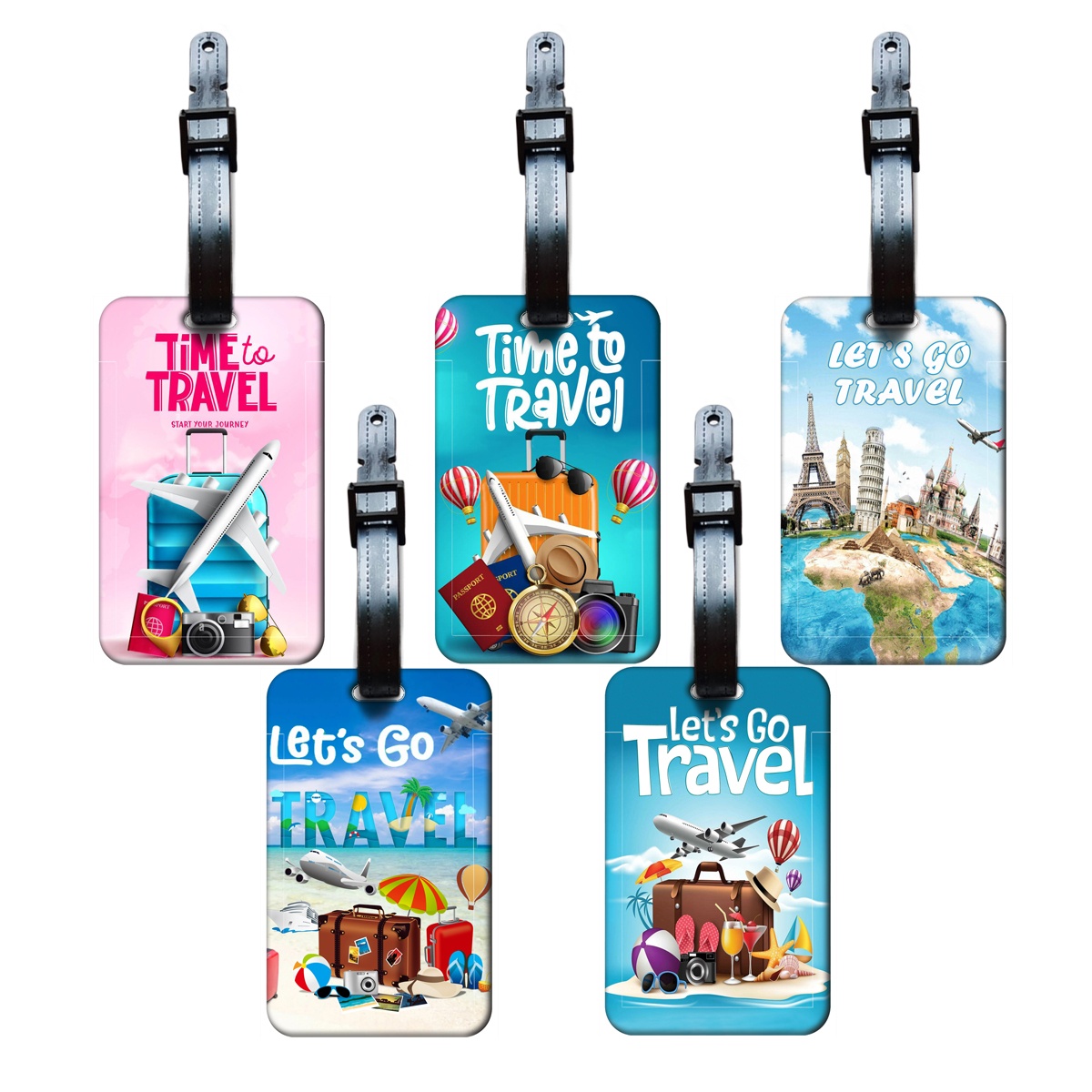 Travel Accessories Kit For Men - بطاقة أمتعة للسفر بتصميم كلاسيكي للرجال