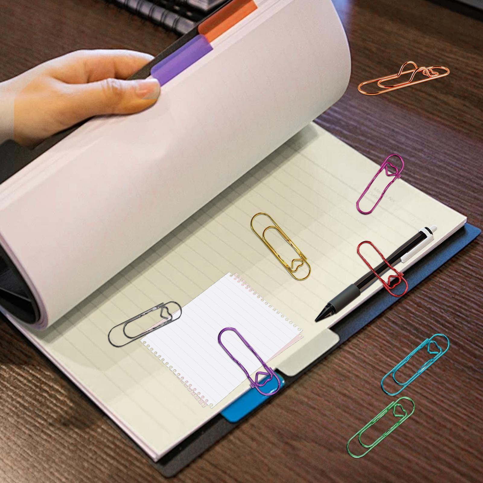 Travel Accessories Officeworks - 8 قطع مشبك قلم معدني متعدد