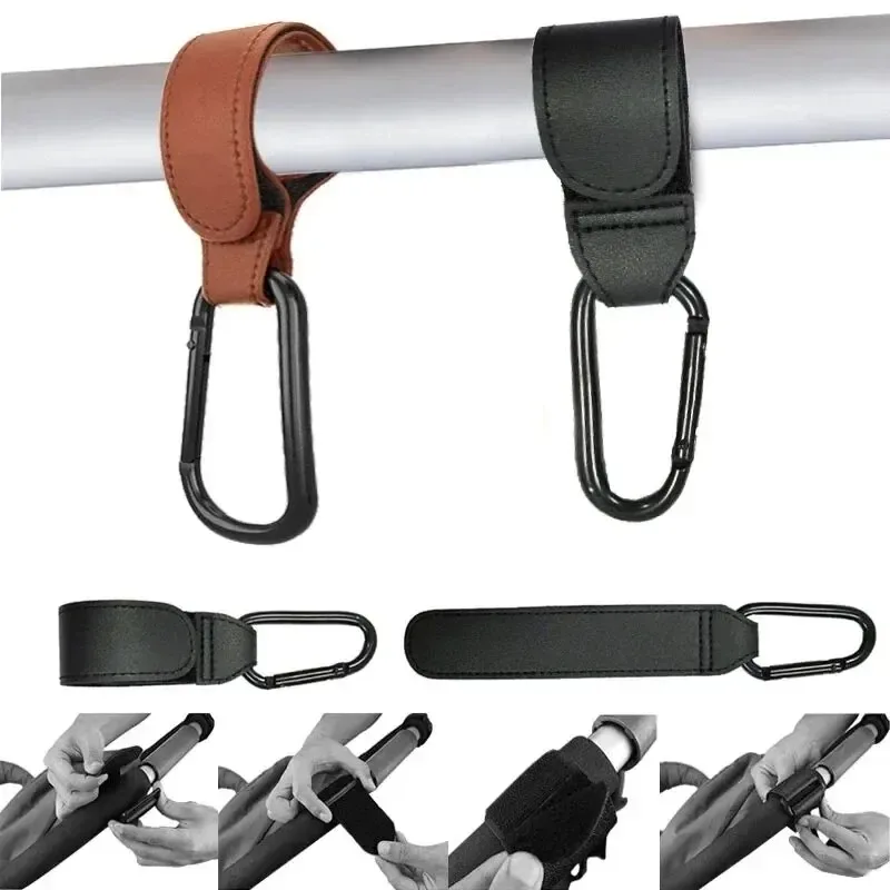خطاف عربة أطفال عصري من الجلد  - مراجعة Travel Accessories With Baby وسعره