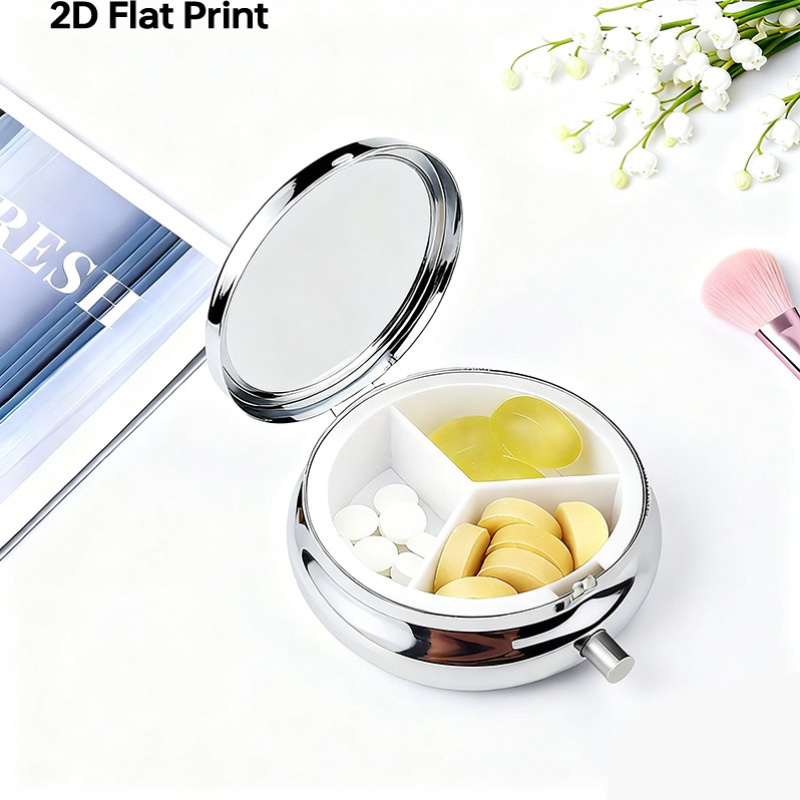 علبة أدوية معدنية دائرية محمول - مراجعة Travel Accessories In Store وسعره