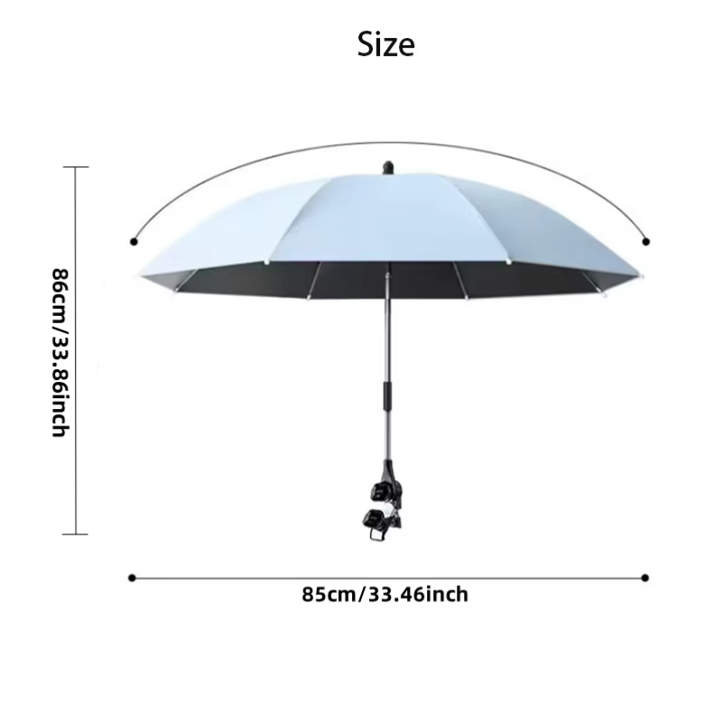 مظلة خارجية للسيارة مع مشبك تث - مراجعة Travel Umbrella Compact وسعره
