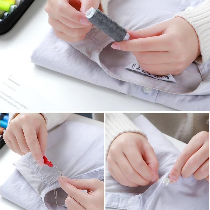 مجموعة خياطة محمولة للسفر والم - مراجعة Travel Accessories Kit For Men وسعره