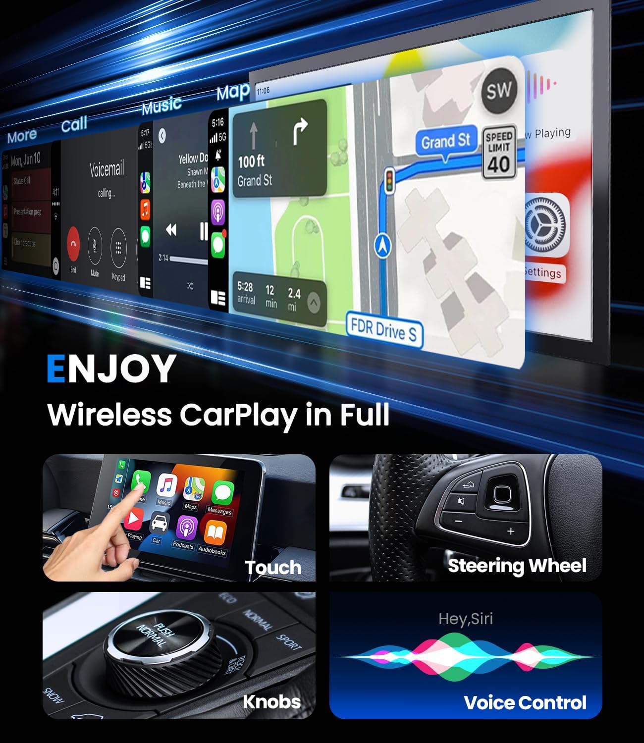 جديد لاسلكي CarPlay أندرويد مح - مراجعة Travel Adapter Universal وسعره