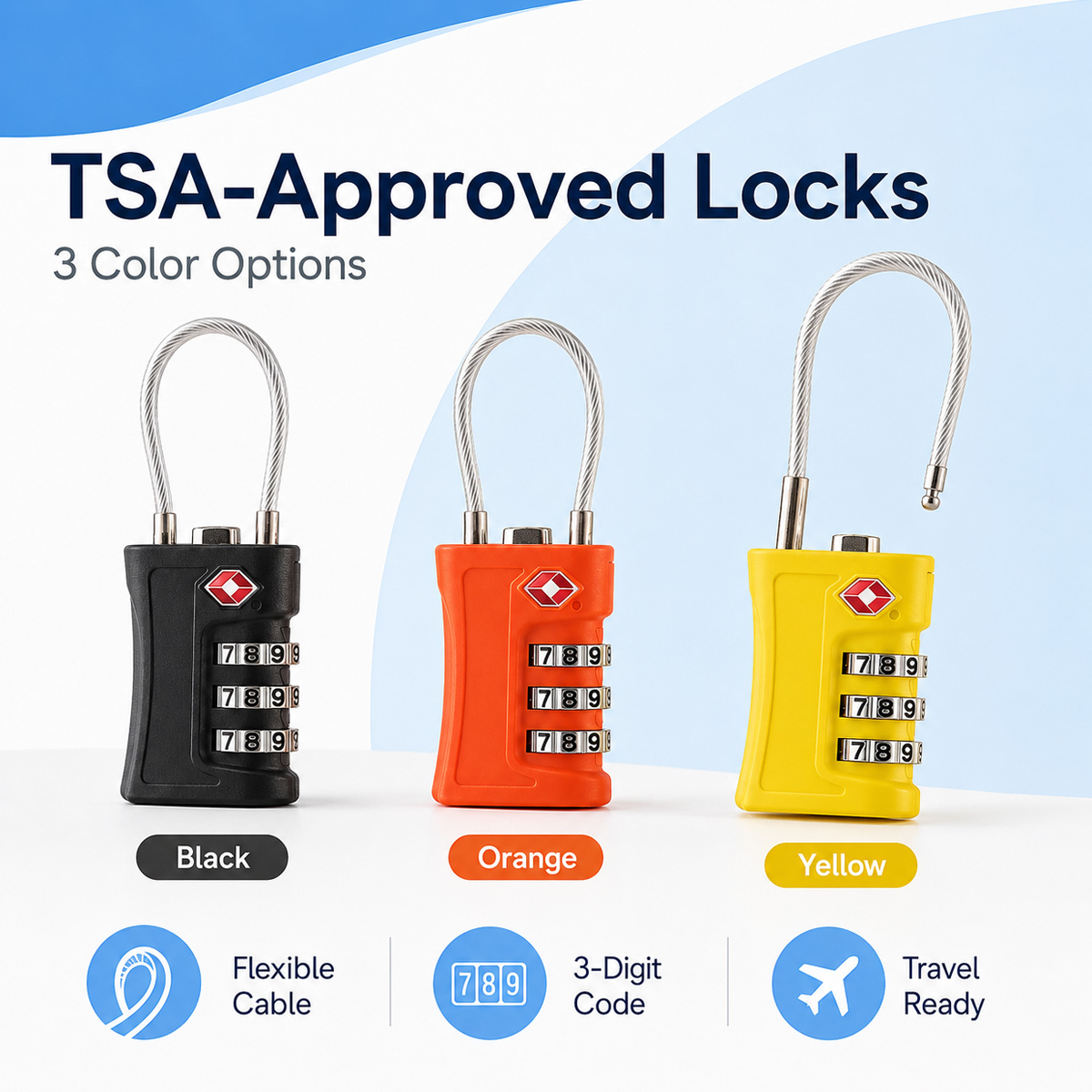 قفل أمتعة معتمد من TSA، قفل بك - مراجعة Travel Lock Tsa Approved وسعره