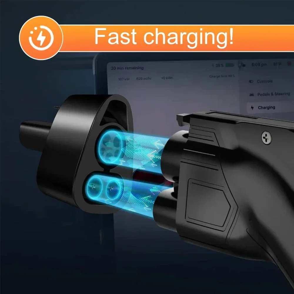 ل تسلا نموذج 3/X/Y/S شاحن سيار - مراجعة Travel Adapter Universal وسعره