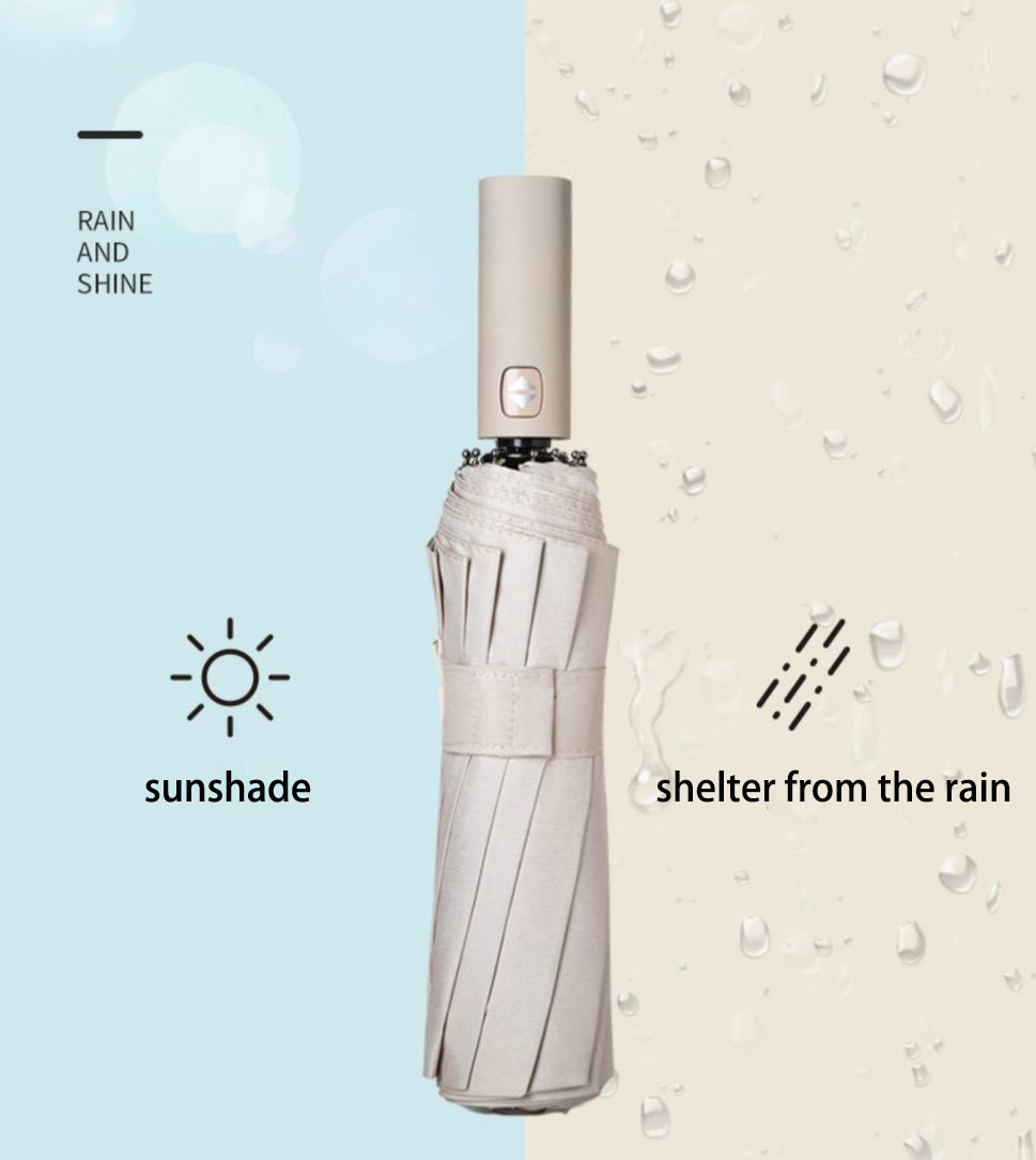 مظلة معززة بـ 24 عظمة، مظلة رج - مراجعة Travel Umbrella Compact وسعره