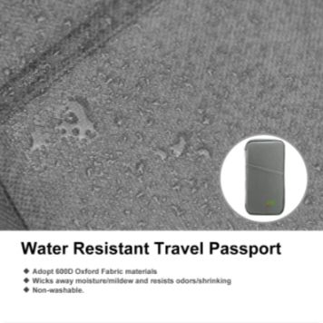 محفظة جواز سفر للسفر مع 12 قسم - مراجعة Travel Wallet Slim وسعره