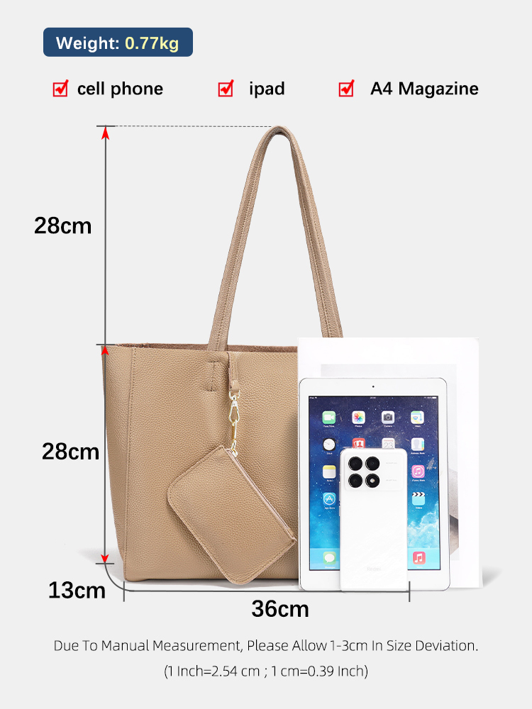 حقيبة يد كبيرة من الجلد الطبيع - مراجعة Travel Accessories Luxury وسعره