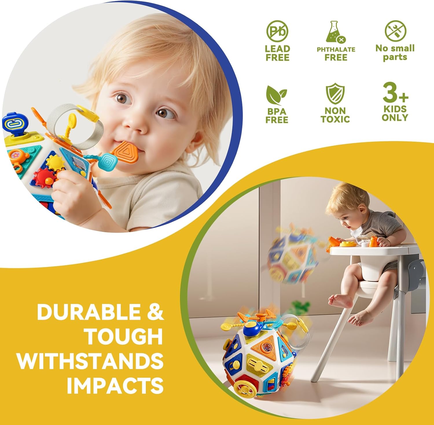 مكعب أنشطة للأطفال الرضع، ألعا - مراجعة Travel Accessories With Baby وسعره