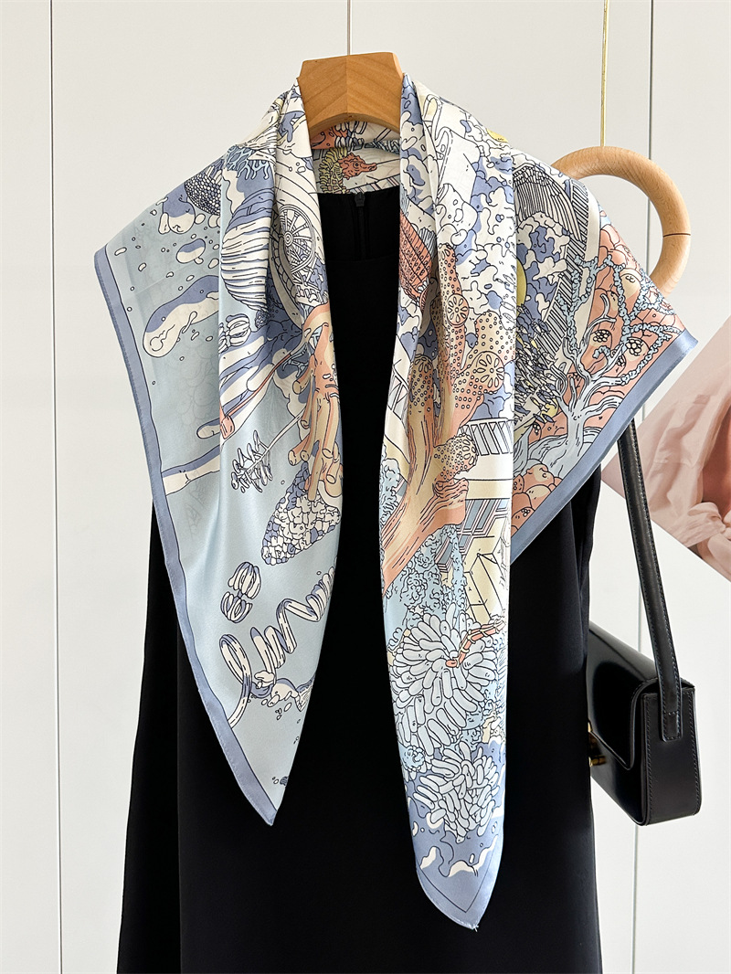 وشاح حريري ساتان 12 مم للنساء، - مراجعة Travel Accessories To Gift وسعره
