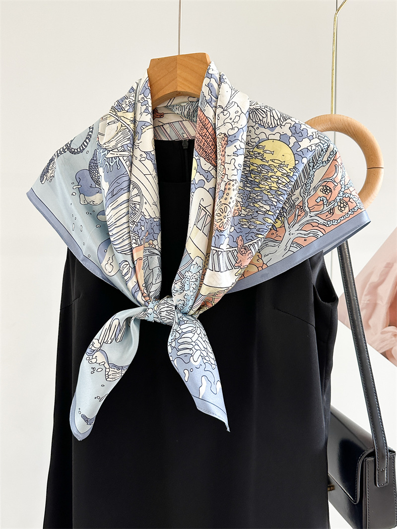 وشاح حريري ساتان 12 مم للنساء، - مراجعة Travel Accessories To Gift وسعره