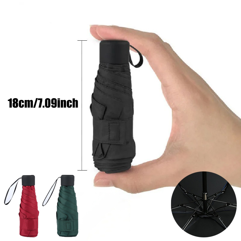 صغيرة خفيفة جيب المرأة الصغيرة - مراجعة Travel Umbrella Compact وسعره