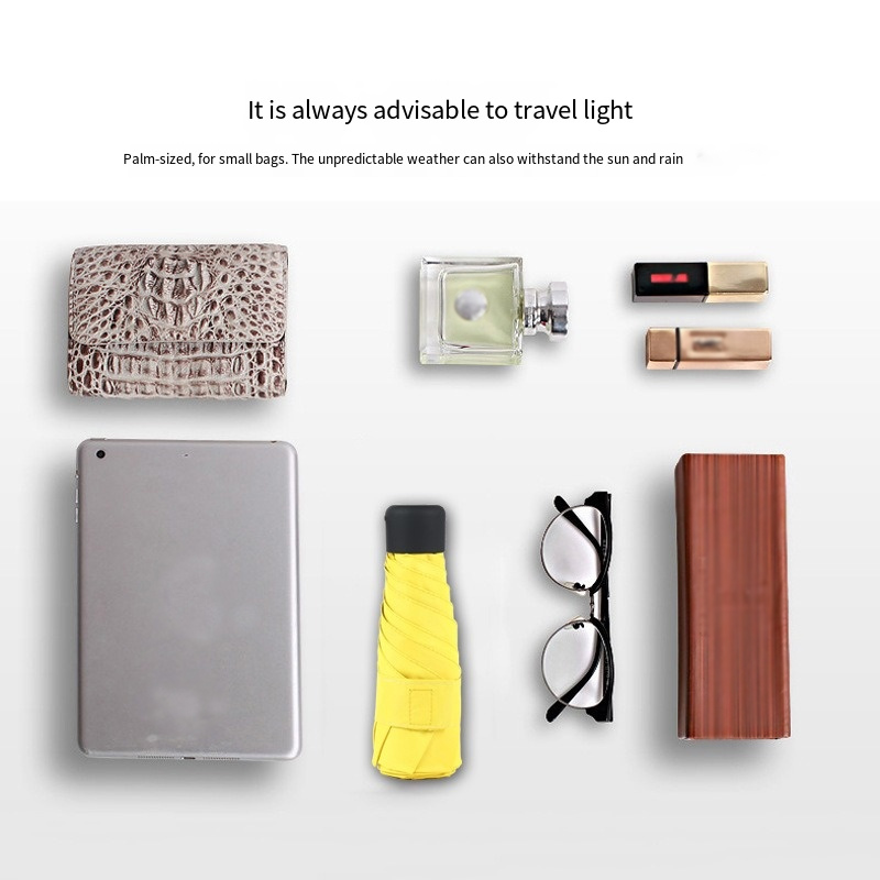صغيرة خفيفة جيب المرأة الصغيرة - مراجعة Travel Umbrella Compact وسعره
