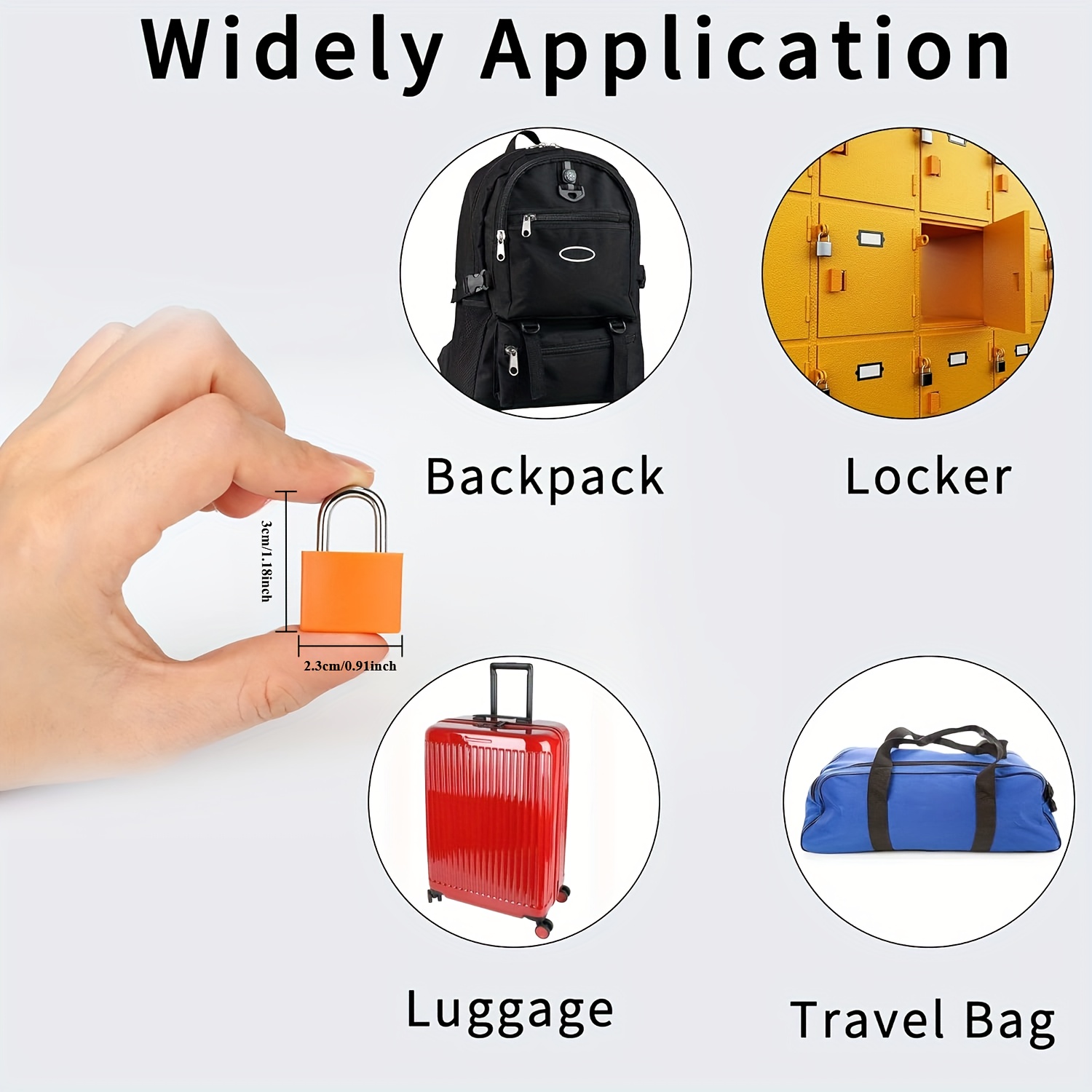 6 قطع قفل حقائب صغير وقوي مع م - مراجعة Travel Lock Tsa Approved وسعره
