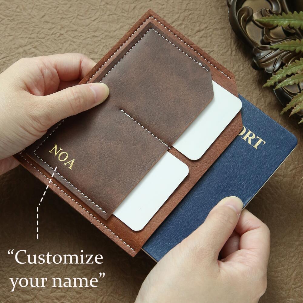 غطاء جواز سفر مخصص من الجلد ال - مراجعة Travel Accessories Hong Kong وسعره