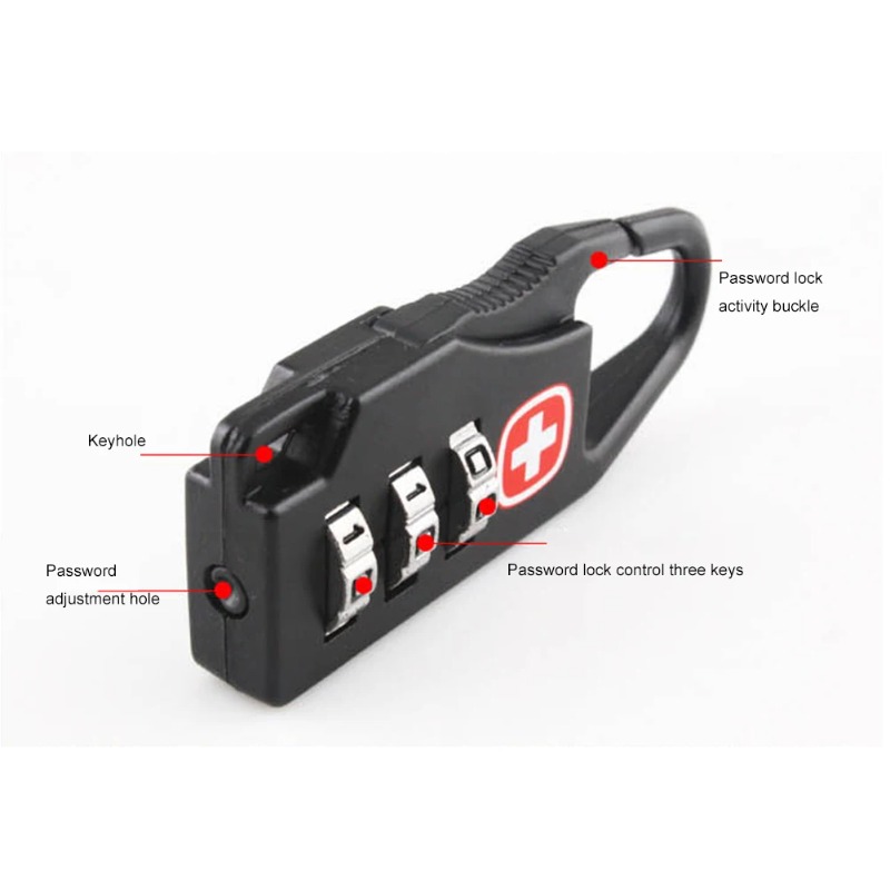 40-1 قطعة قفل أمان صغير برمز ر - مراجعة Travel Lock Tsa Approved وسعره