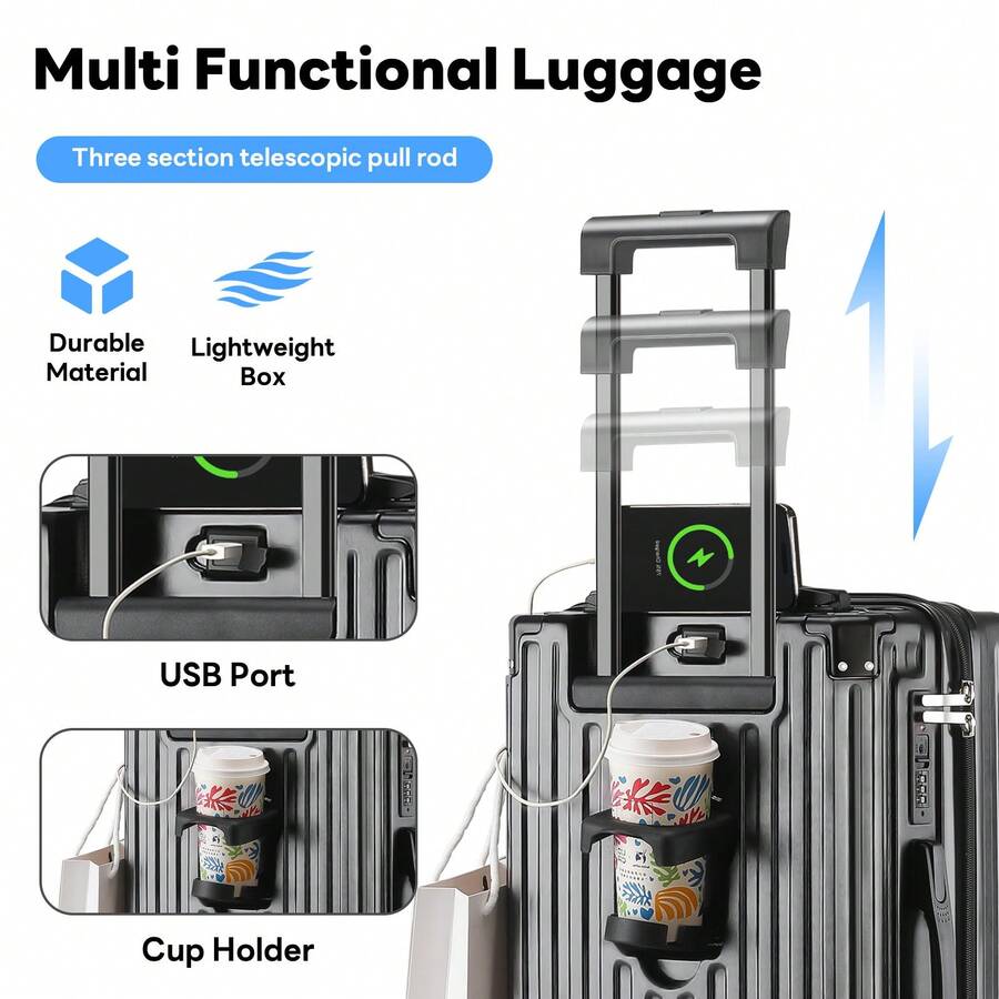 حقيبة سفر بحجم 20 بوصة مع حامل - مراجعة Travel Lock Tsa Approved وسعره