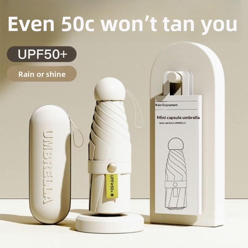 مظلة كبسولة صغيرة الحجم للسفر  - مراجعة Travel Umbrella Compact وسعره