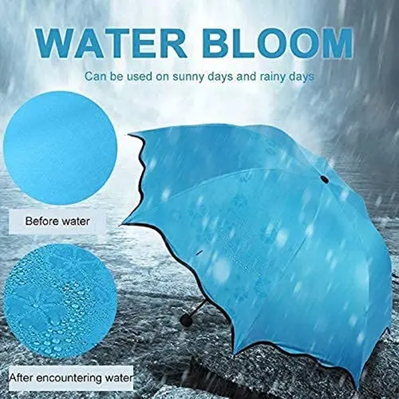 مظلة سحرية متغيرة الألوان بتصم - مراجعة Travel Umbrella Compact وسعره