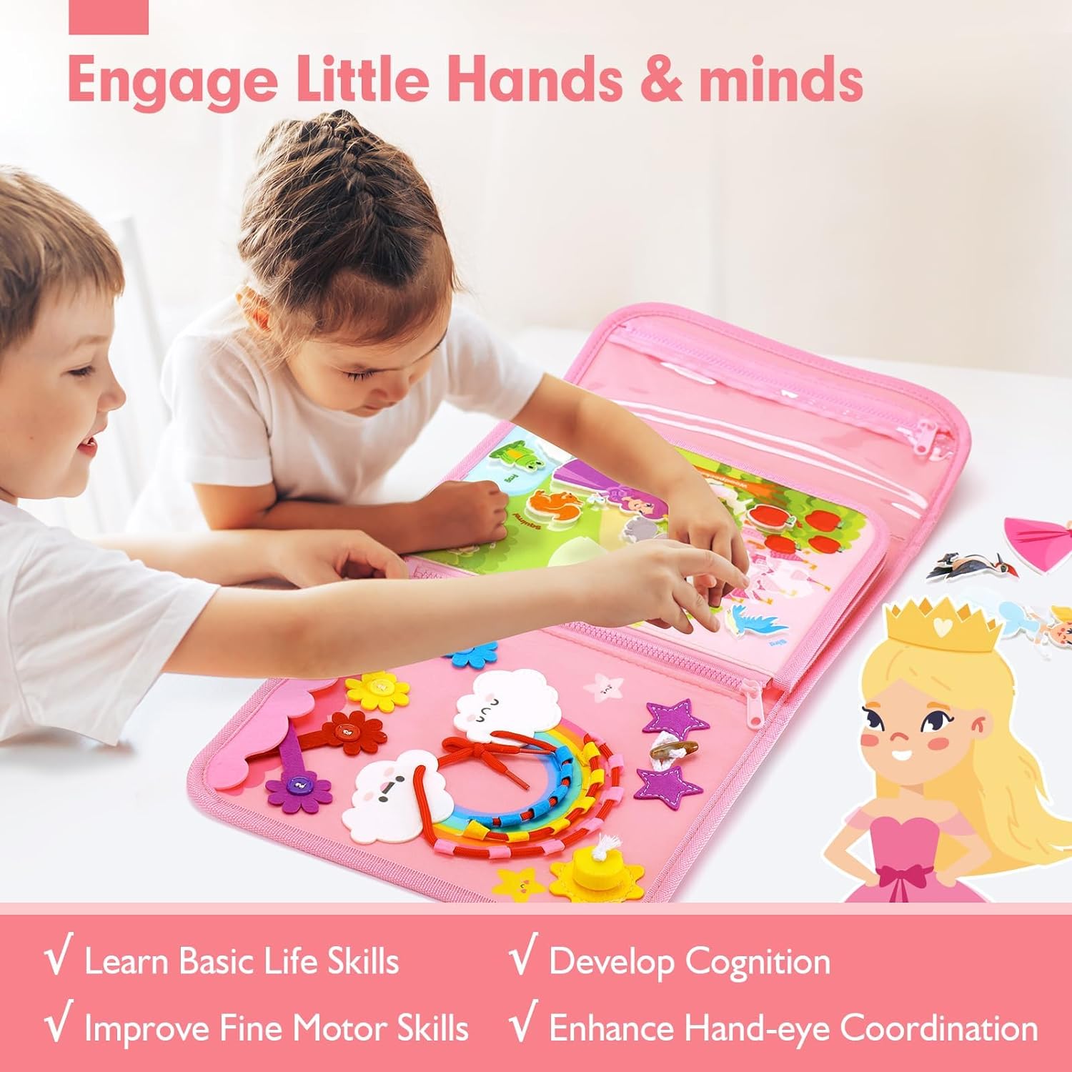 طفل مشغول مجلس اللعب مونتيسوري - مراجعة Travel Accessories Baby وسعره