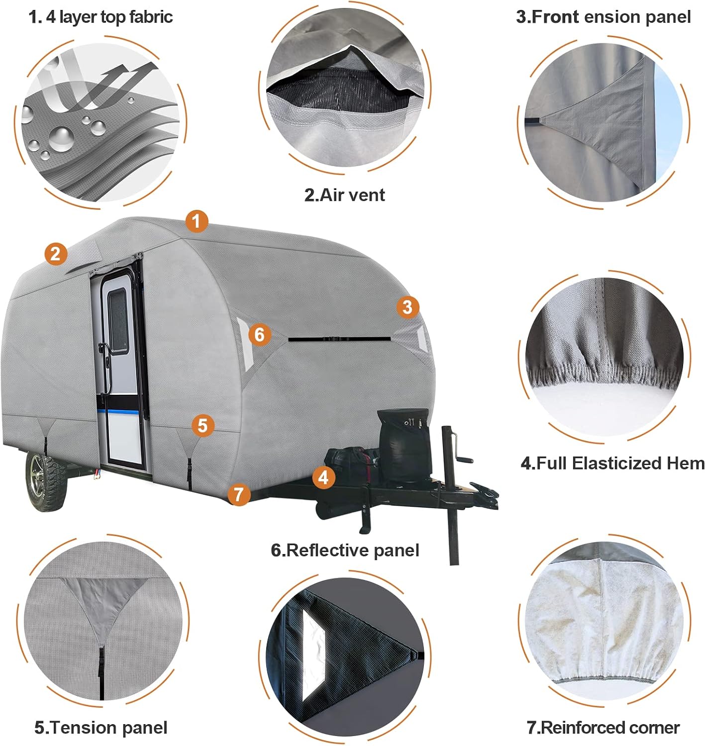 غطاء مقطورة السفر R-POD من ليد - مراجعة Travel Accessories وسعره