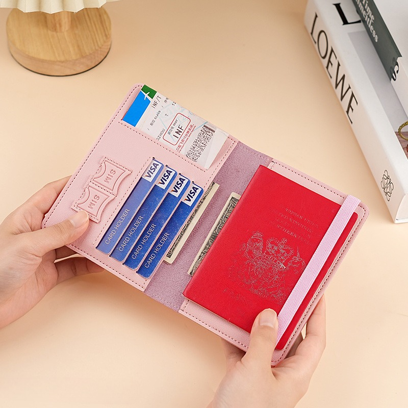 غطاء جواز سفر من الجلد الصناعي - مراجعة Travel Wallet Slim وسعره