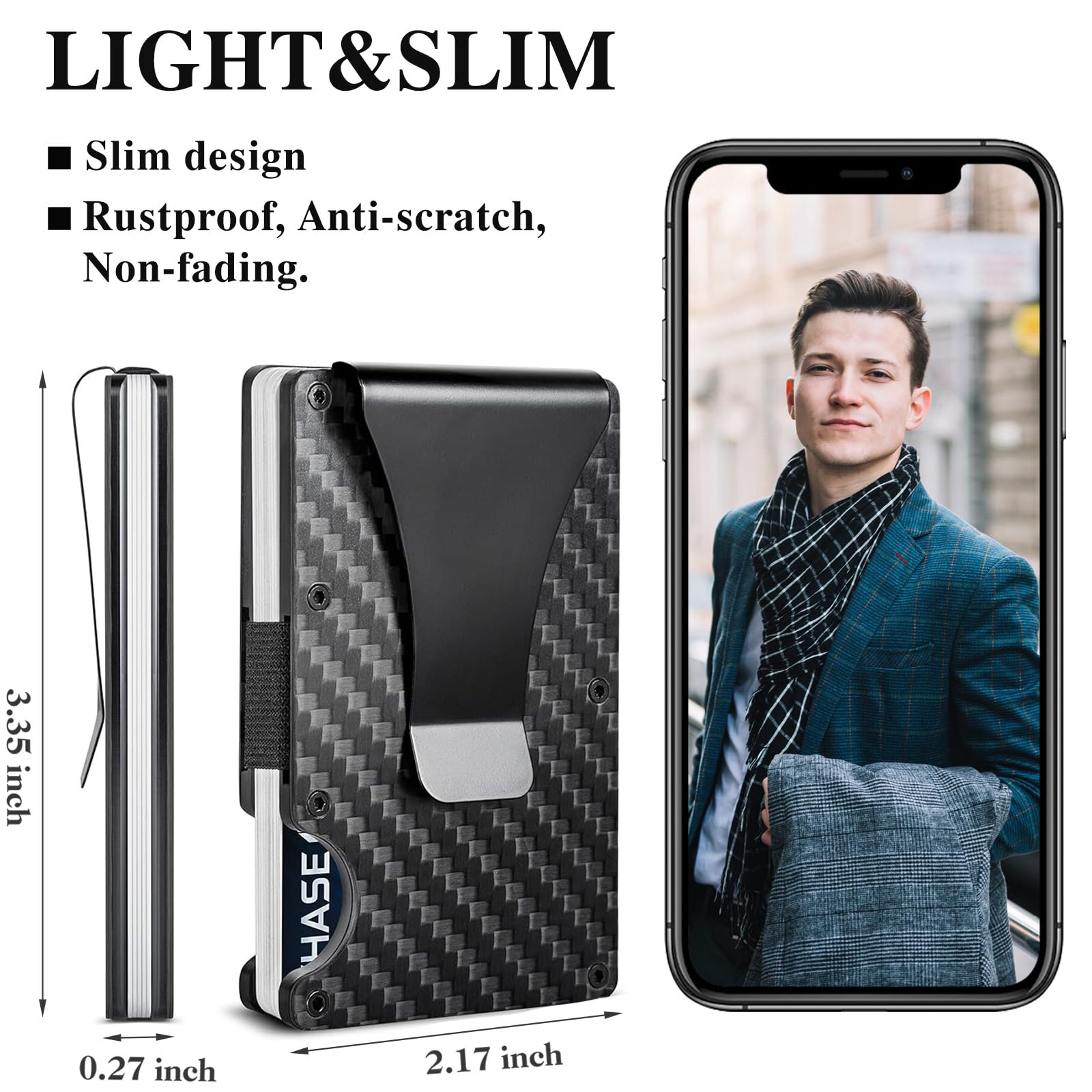 محفظة من ألياف الكربون، محفظة  - مراجعة Travel Wallet Slim وسعره