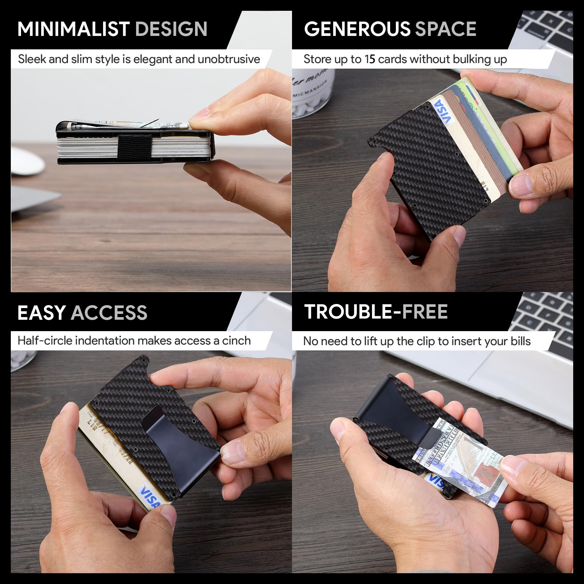 محفظة من ألياف الكربون، محفظة  - مراجعة Travel Wallet Slim وسعره