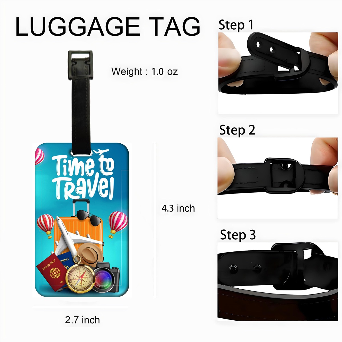 بطاقة أمتعة للسفر بتصميم كلاسي - مراجعة Travel Accessories Kit For Men وسعره