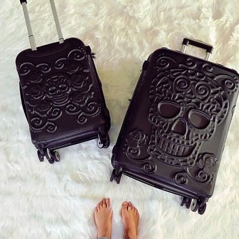حقيبة سفر بتصميم هيكل عظمي على - مراجعة Travel Lock Tsa Approved وسعره
