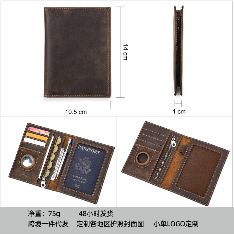 شعار مخصص جلد طبيعي سليم محفظة - مراجعة Travel Wallet Slim وسعره