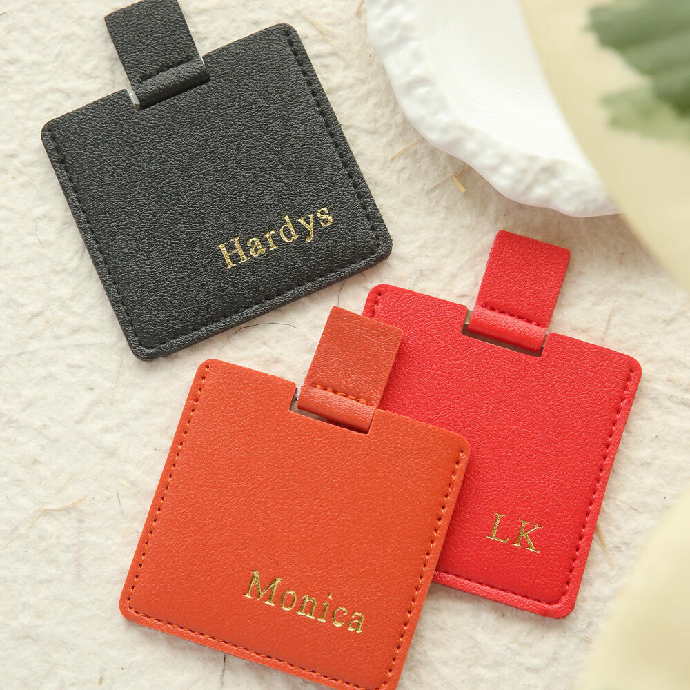 بطاقة تعريف أمتعة مخصصة من جلد - مراجعة Travel Accessories Hong Kong وسعره