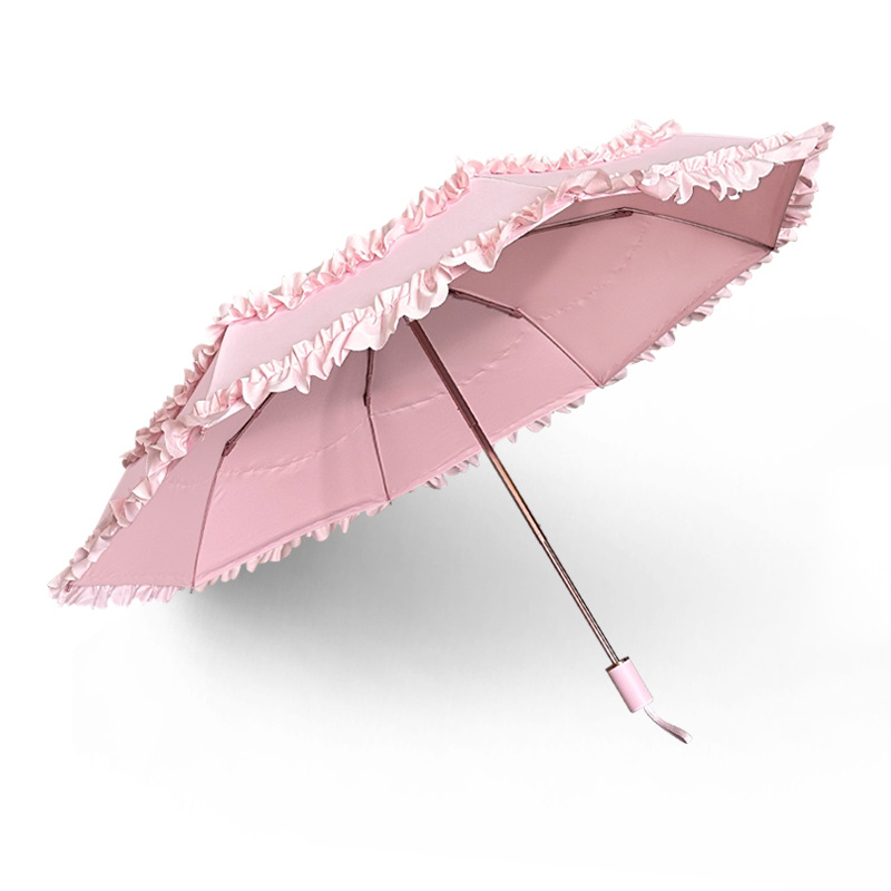 مظلة دانتيل عتيقة قابلة للطي،  - مراجعة Travel Umbrella Compact وسعره